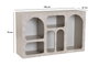 Hanah Home Consola Liva 120 - Mueble de Entrada o Salón con Puertas, 120x74x37 cm, color Mármol Travertino y Arenisca